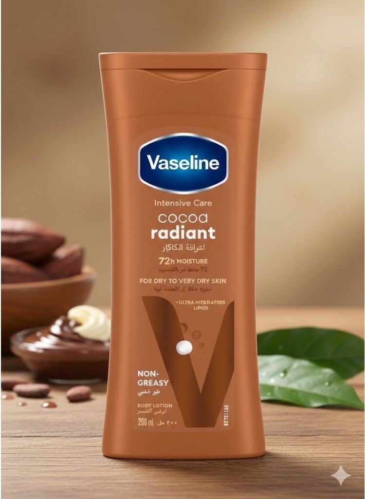 Vaseline Cocoa Radiant Body Lotion - 200 ml - Image 4